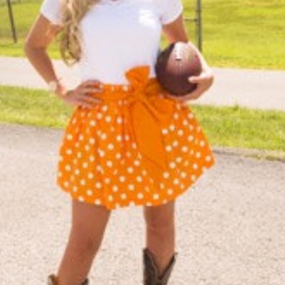 Denim Game Day Skirt